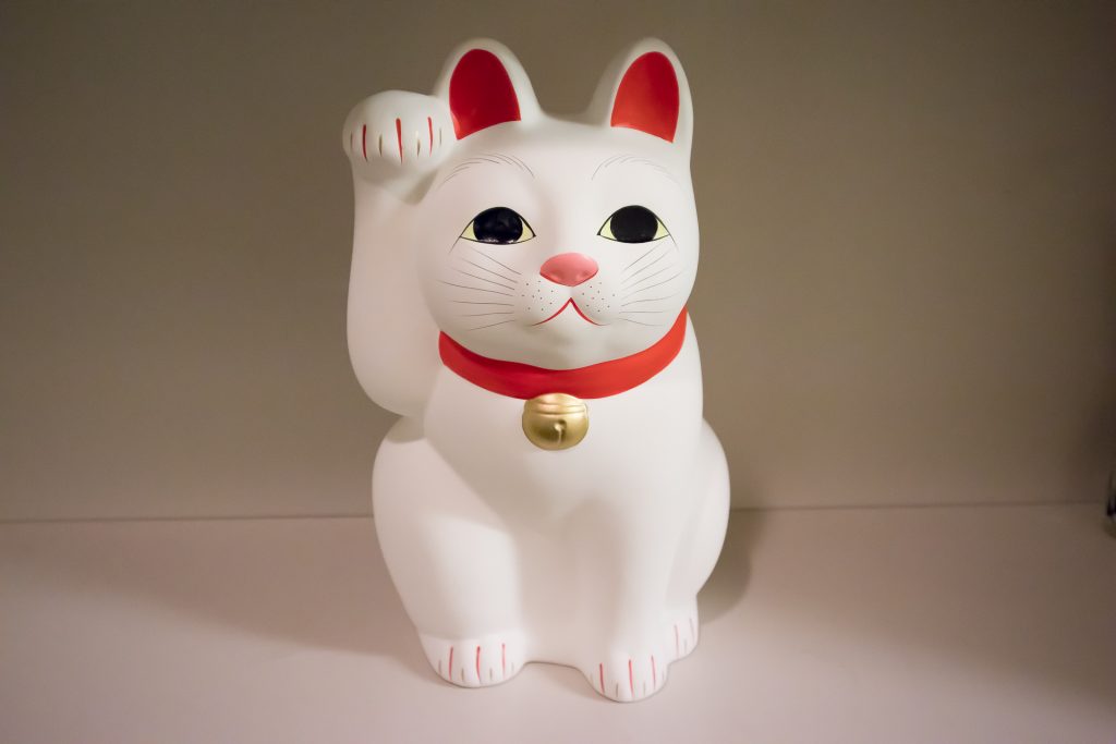 2018年、ユーリンク株式会社に迎えた豪徳寺の招き猫