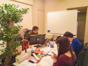 2018年正月、ユーリンク株式会社の仕事風景
